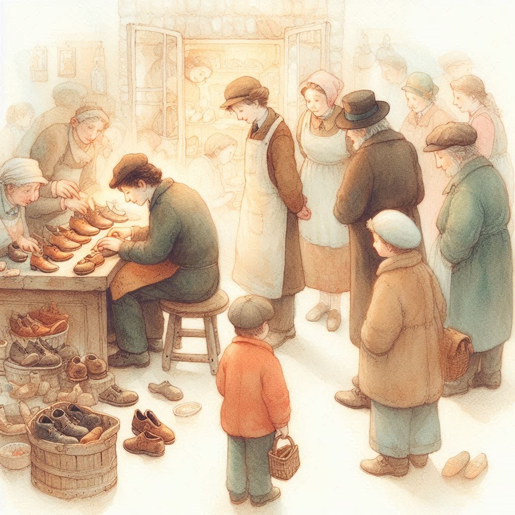 A Shoemaker Makes Shoes