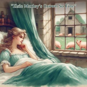 Elsie lying in bed neglecting her chores