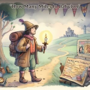 A traveler checks his map before heading out to Babylon