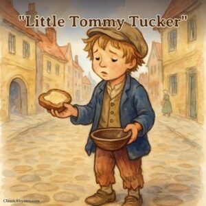 Orphan boy Tommy Tucker begs on the street for food