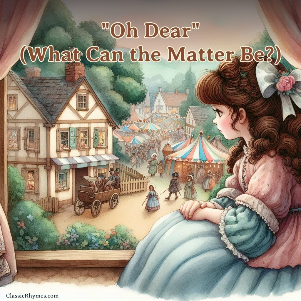 Girl sits at home awaiting Johnny's return from the fair