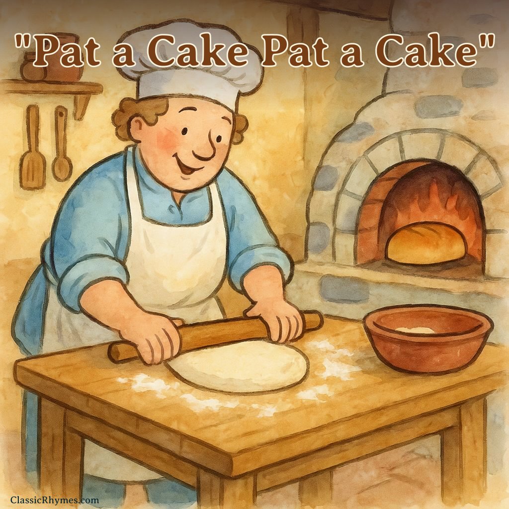 The baker man rolling the dough for cake baking