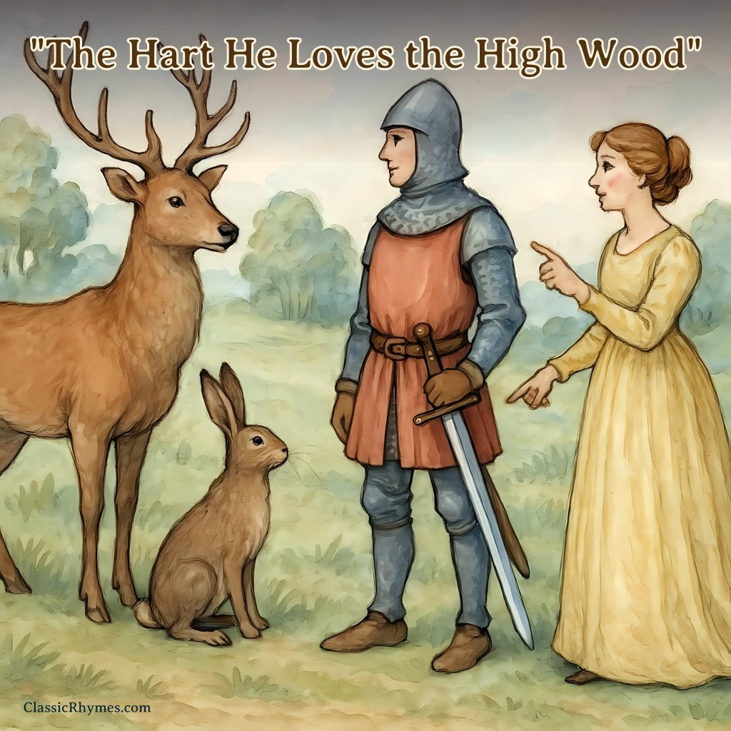 The buck, bunny, knight, and lady chatting about what they love