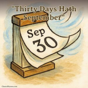 A daily tear-off calendar showing September 30