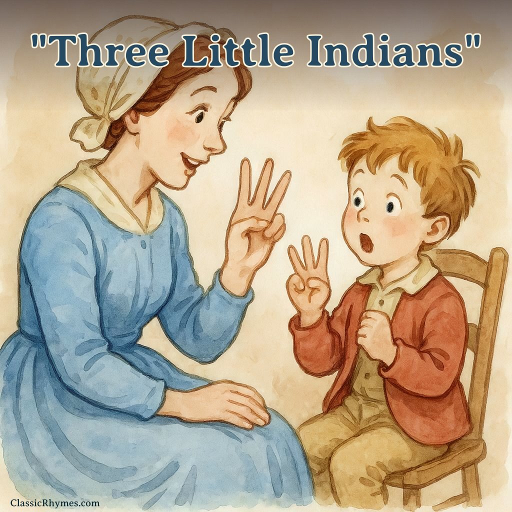 Mother shows little son how to count using fingers