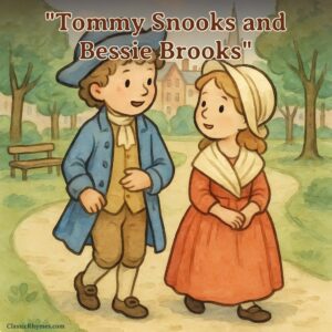 Tommy and Bessie walking and talking through the city park